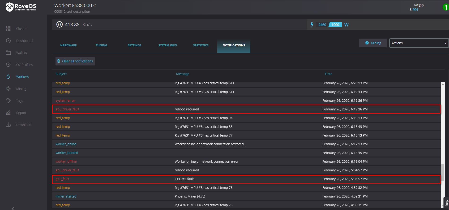 Gpu driver fault raveos как решить